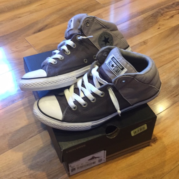 boys gray converse